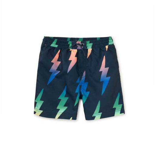 MID-LENGTH SWIM TRUNKS LIGHTNING BOLTS