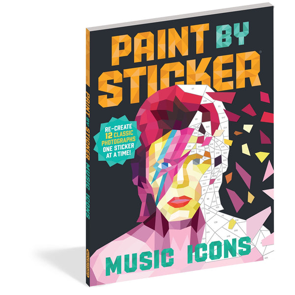 PAINT BY STICKER MUSIC ICONS
