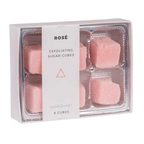 ROSE' EXFOLIATING SUGAR CUBES GIFT BOX