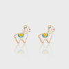 GLAMA LLAMA CUTIE STUD EARRINGS