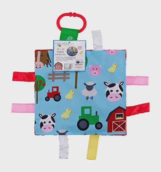 BABY JACK FARM CRINKLE TAG SQUARE