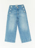 HIGH RISE SAILOR WIDE LEG PANTS OPHELIA MED WASH