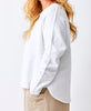 WAN ROLLED NECK RAW EDGE SWEATSHIRT
