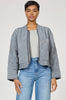 MAVERICK QUILTED WASHED GREY JACKET