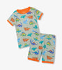 2PC DINO PARTY COTTON SHORT PAJAMA SET