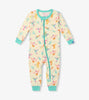 SPRINGTIME HUMMINGBIRDS BAMBOO COVERALL