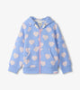 HEART BURST RAW EDGE HOODIE