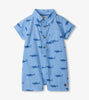 BABY SHARK WOVEN ROMPER