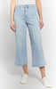 HIGH-RISE WIDE LEG CROP JEAN POWDERLIGHT WASH