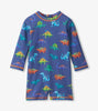 DINO PARTY ONE-PIECE RASHGAURD