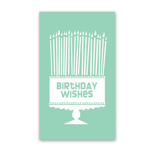 MANY CANDLES ENCLOSURE CARD