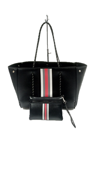 GREYSON TOTE UPTOWN 2 BLACK COATED