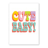 CUTE BABY ENCLOSURE CARD