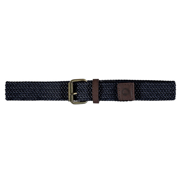 ELASTIC BRAIDED BELT NAVY