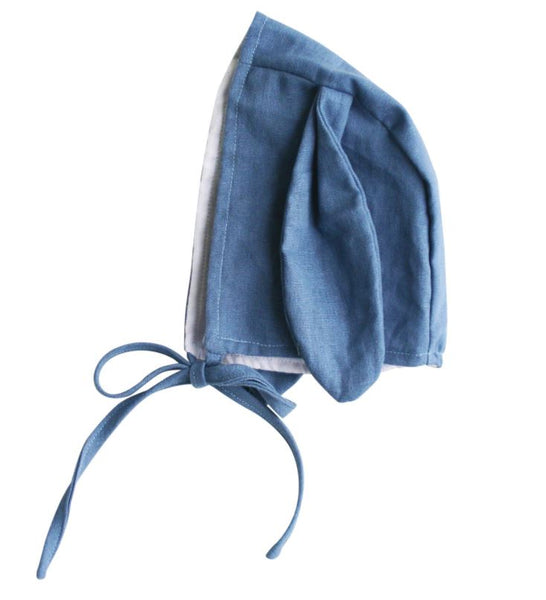 BOBBY BUNNY BONNET CHAMBRAY LINEN