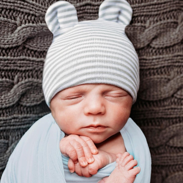 ILYBEAN STRIPED GREY BEAR