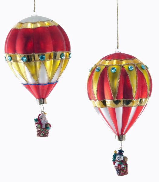 ORNAMENT CHRISTMAS HOT AIR BALLOON