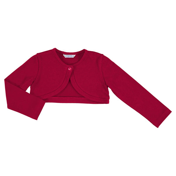 GIRLS RED BOLERO