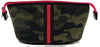 ERIN COSMETIC CASE BRAT CAMO RED BLACK STRIPE