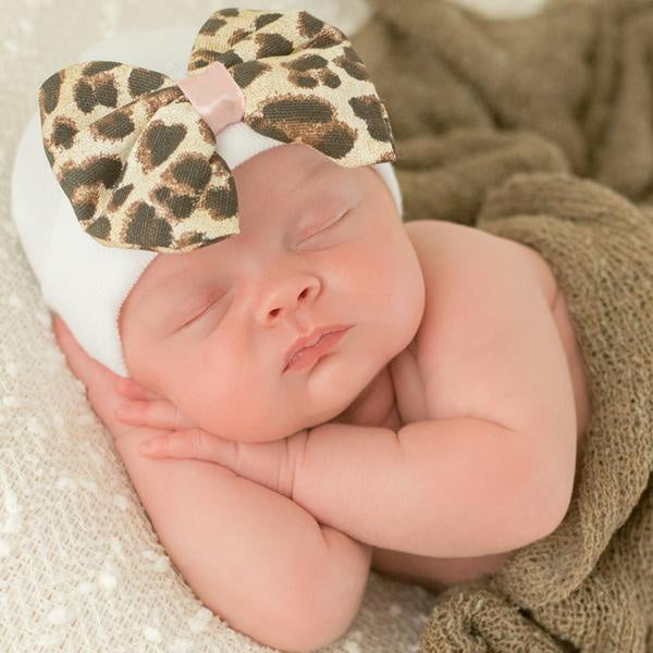ILYBEAN LUX LEOPARD BOW