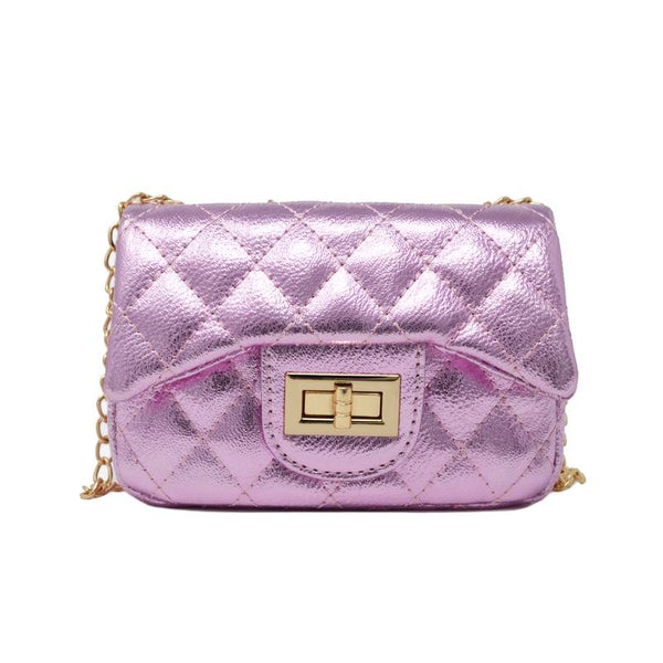 MINI PURSE METALLIC PINK