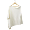IVORY SOLID COTTON PONCHO