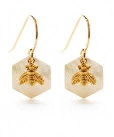 EARRINGS HONEY BEE DANGLE