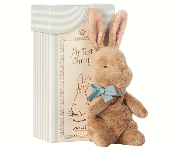 MY FIRST BUNNY IN BOX - BLUE