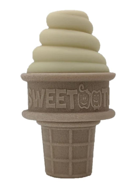 ICE CREAM CONE TEETHER YUMMY YELLOW